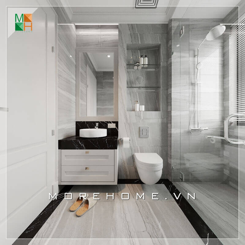 Thiết kế nhà vệ sinh hiện đại và sang trong cho chung cư, nhà phố, biệt thự. Thiết kế chung cư