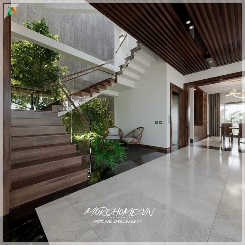 Nội thất được thiết kế để hỗ trợ tốt cho quá trình sử dụng hàng ngày của gia chủ và cung cấp độ đẹp cao.